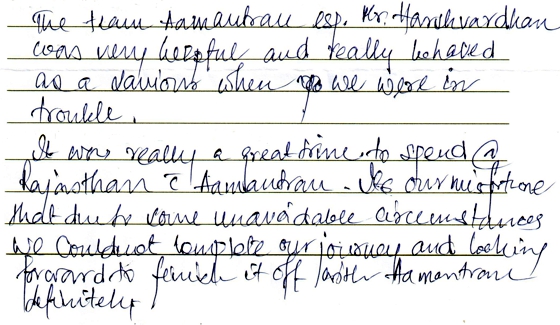 Guest Reviews For Amantran Travels Jaipur